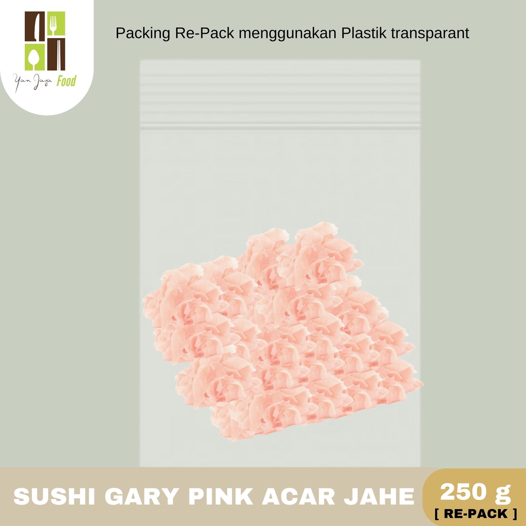 Acar Sushi Gary Pink Acar Jahe Jepang Ginger Pickled [1kg/220g]