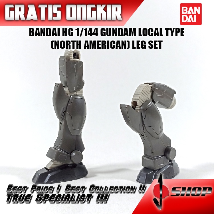 BANDAI HG 1/144 GUNDAM LOCAL TYPE (NORTH AMERICAN) LEG SET HG988