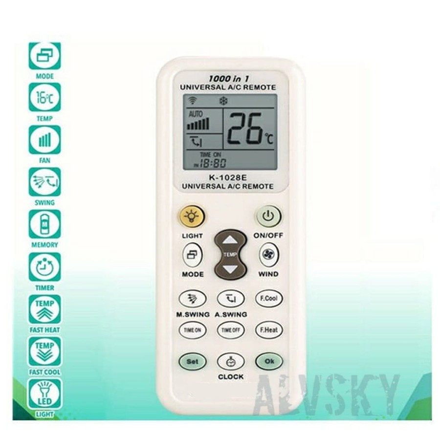 REMOT AC MULTI UNIVERSAL/ BT-AC-208