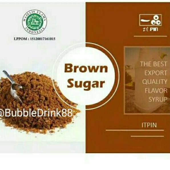 

☎ PROMO Itpin SYRUP Concentrate 2.5kg BROWN SUGAR FLAVOUR PREMIUM Sirup Gula Merah Gula Aren sirup 2BSJ 2BSKJ ♘