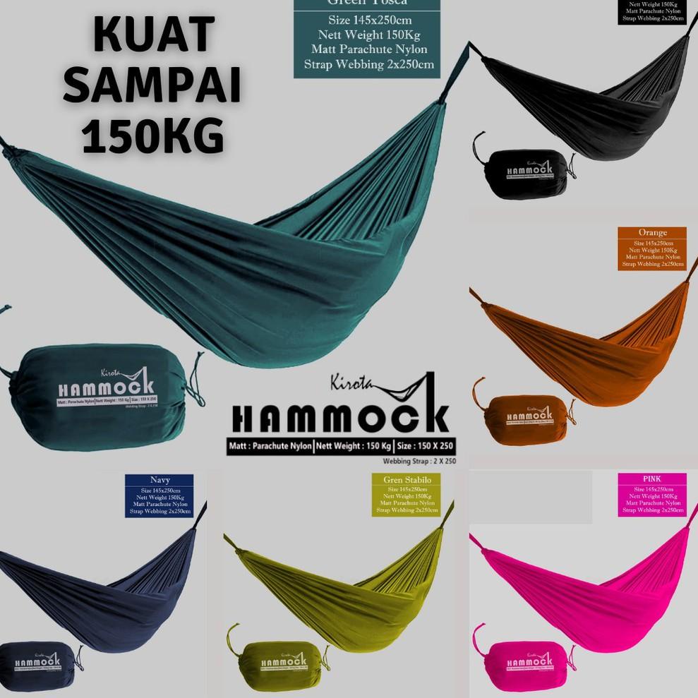 RECOMENDED [ GROSIR / HAMMOCK / HAMMOCK 150KG HAMMOCK DEWASA / HAMMOCK UNTUK 2 ORANG/AYUNAN GANTUNG/
