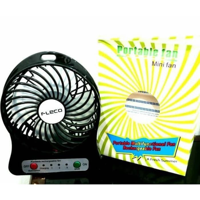 Kipas Angin Portable Mini Fan Fleco F-95B #Original