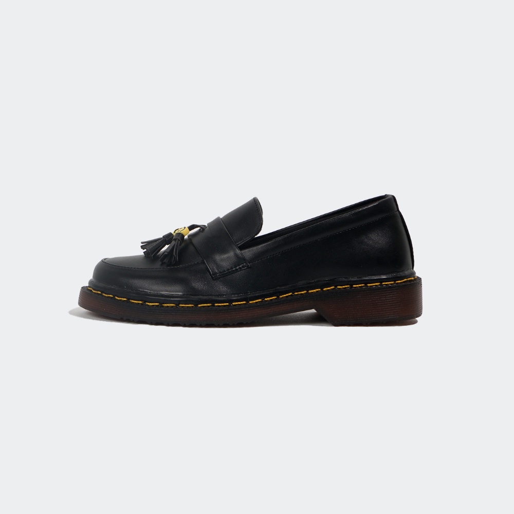 Xcloud x LALAKI Sepatu Formal SlipOn Docmart Casual Pria SALVA Black