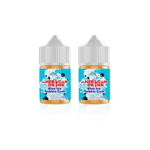 AMERICAN DRINK BLUE ICE BUBBLEGUM AMERICAN 60ML ORI by HERO57