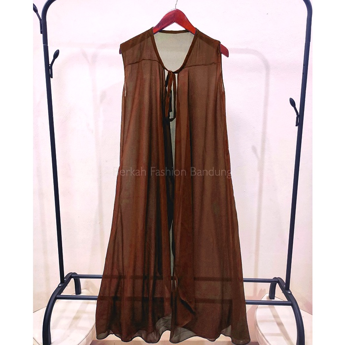 [COD] Bayar Ditempat Outer kalong - long cardigan//baju tangan pendek//pakai trendy//baju outer//luaran wanita/Outer Ceruty Polos / Long Outer XXL / Outer Seruty / Outer Hijab Cardigan / Outer fashion muslim shop/shazfa.apparel/outerwear cantik