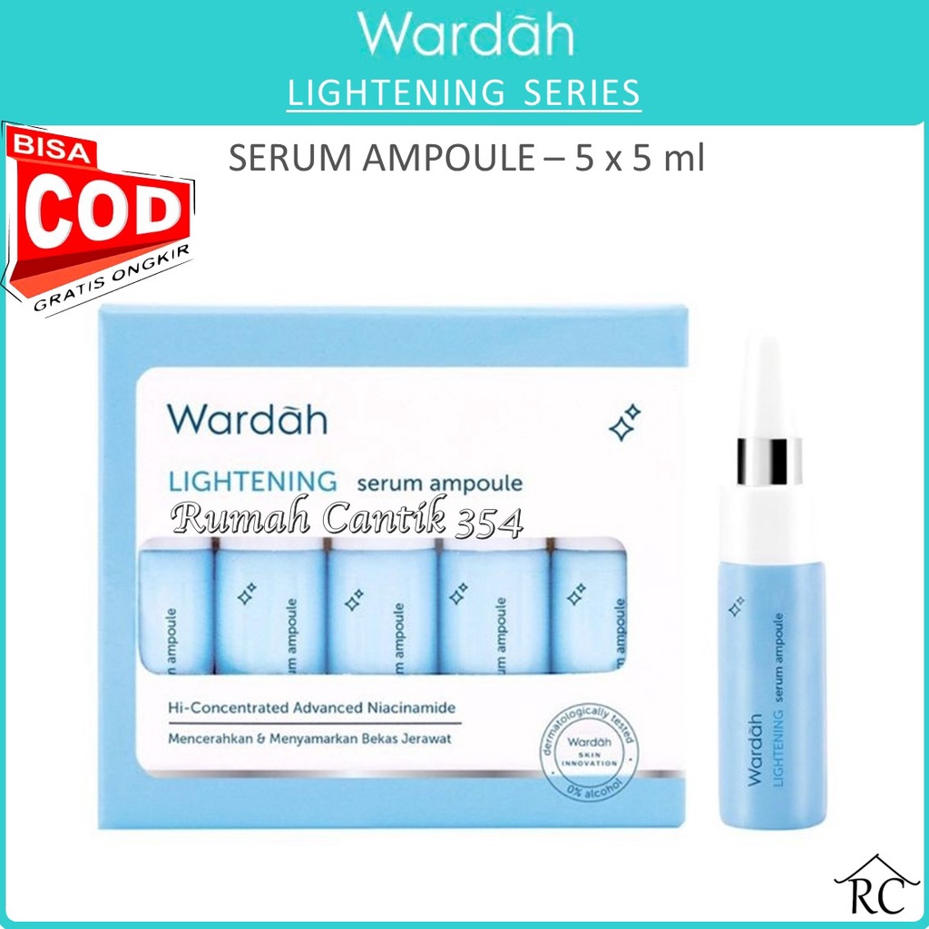 COD - SERUM WARDAH LIGHTENING / AMPUL - RUMAH CANTIK 354