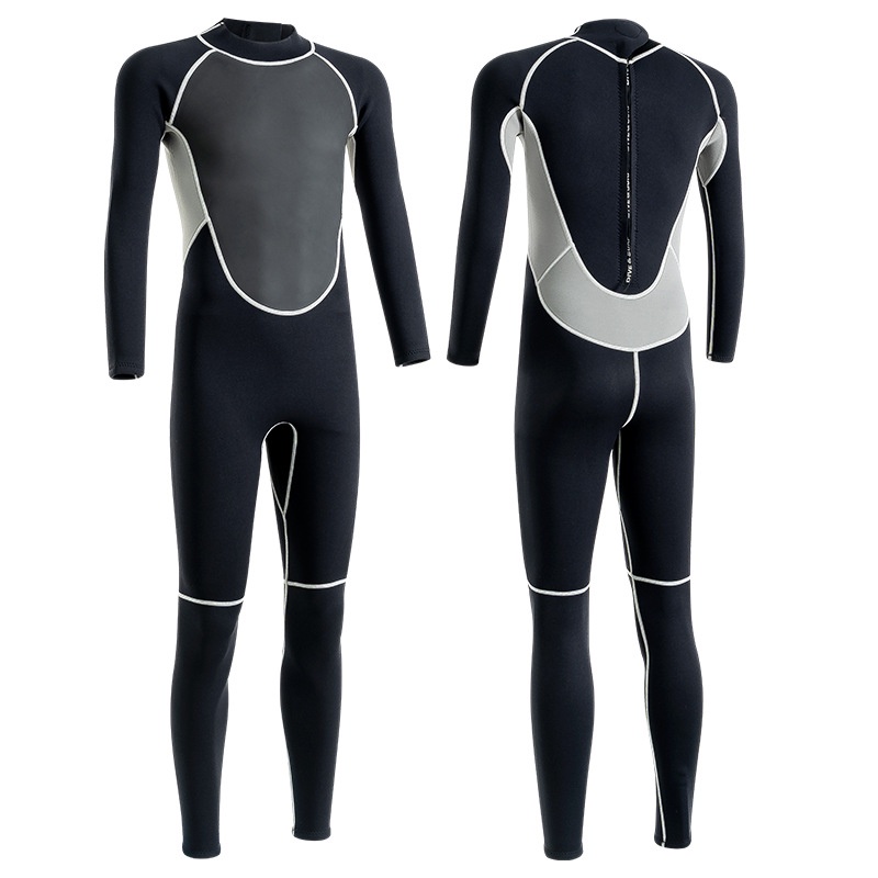 Diving suit men 3mm warm cold diving suit wet snorkeling suit swimming sunscreen conjoined surfing s