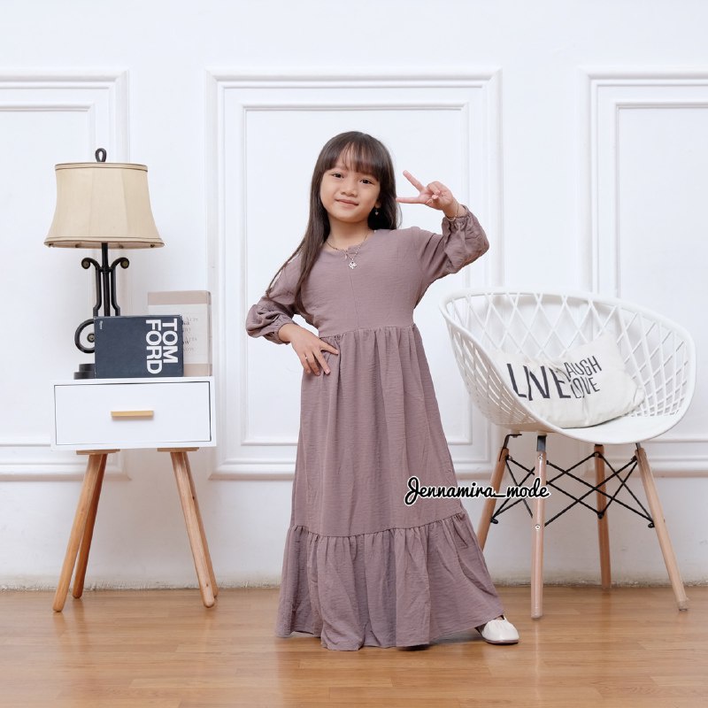 GAMIS ANAK 4-7TH / GAMIS LEBARAN 2023 / JENNAMIRA_MODE