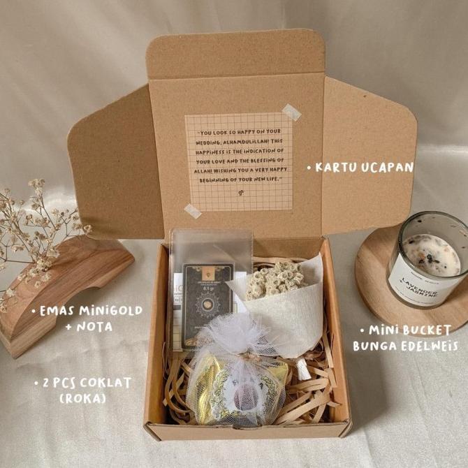

BOX HAMPERS BEST SELLER [PAKET 2A] GIFT BOX EMAS MINIGOLD / HAMPERS / KADO EL09I09A82L