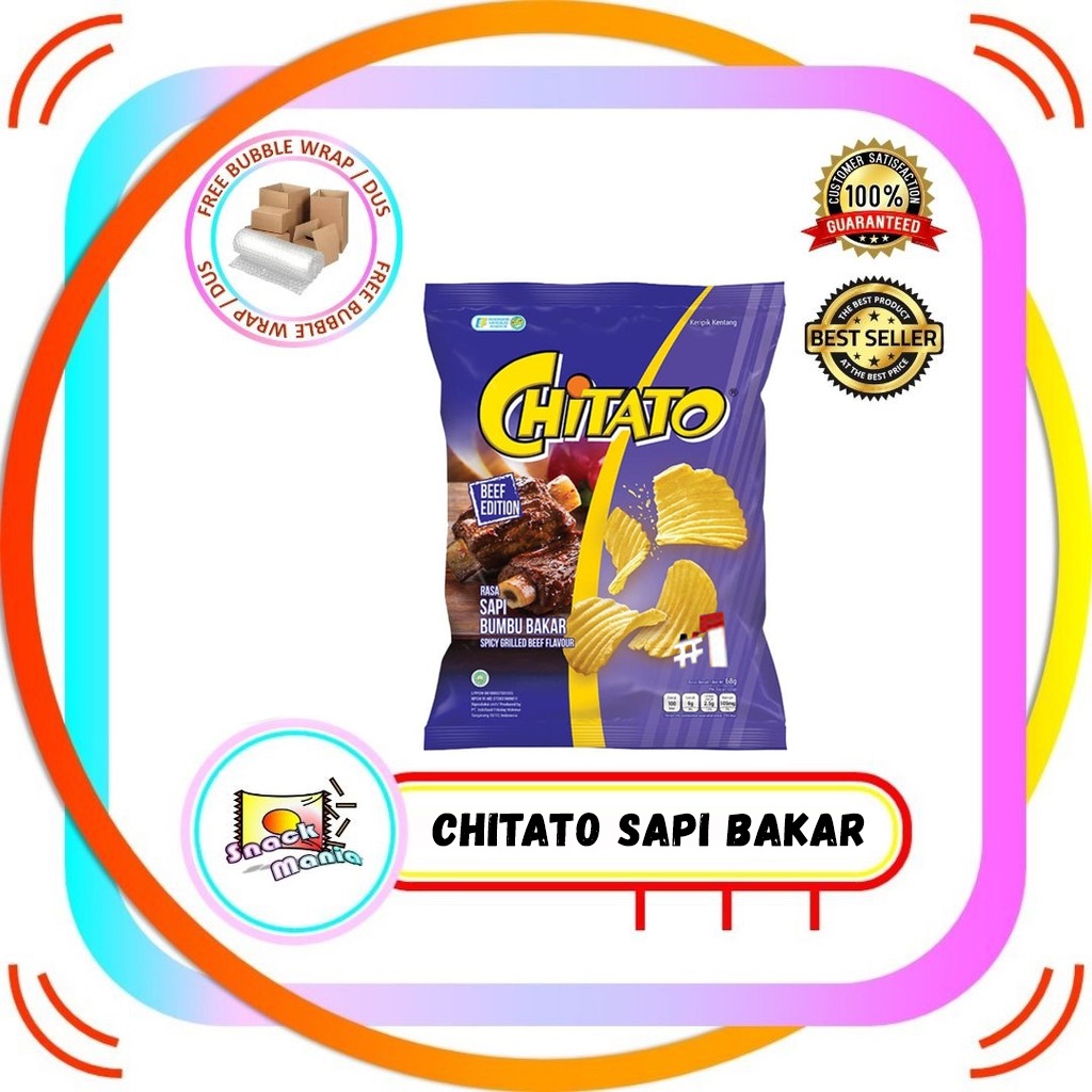 

Chitato Snacks Sapi Bumbu Bakar 68 gr