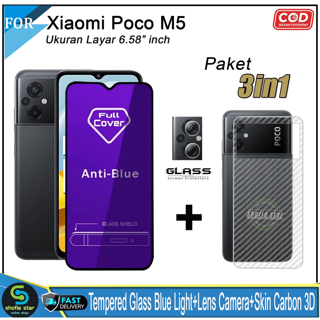 Paket 3in1 Tempered Glass Privacy Matte Xiaomi Poco M5 Poco F5 Poco M5s Poco Poco X5 5G Anti Gores Anti Spy Full Layar