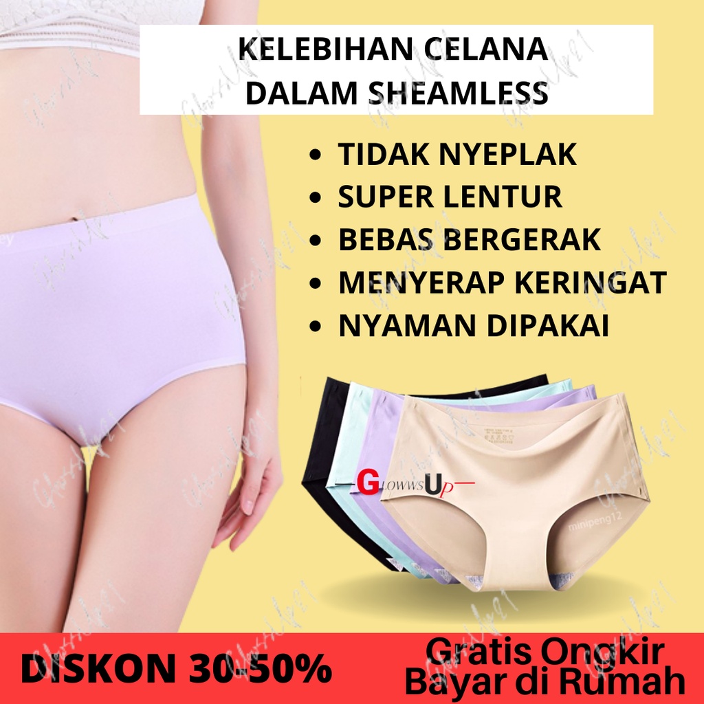 CELANA DALAM SEAMLESS - SEAMLESS PANTIES - CD WANITA SEAMLESS - SIZE M