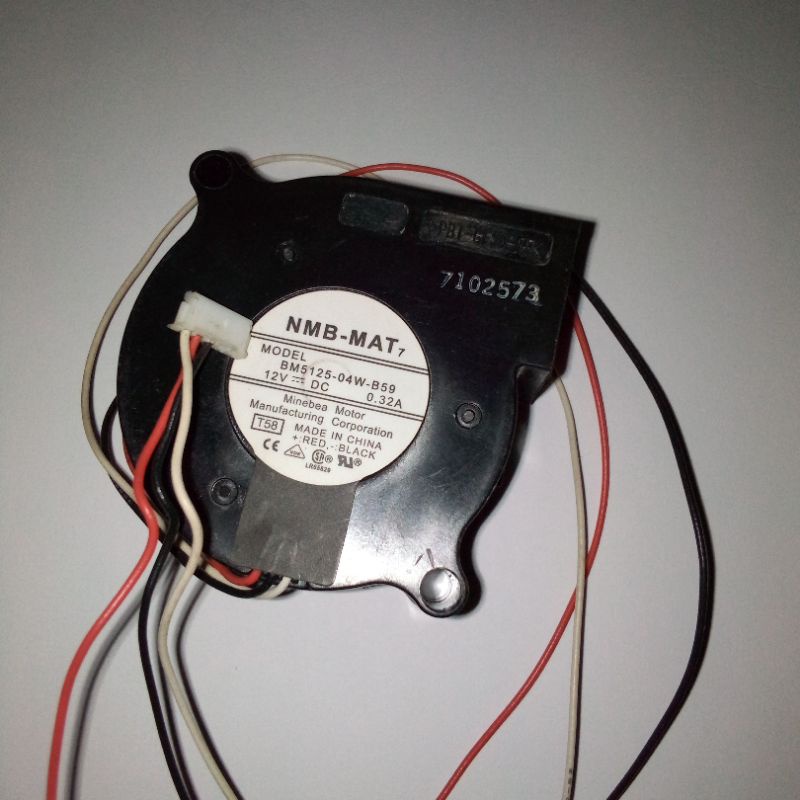 FAN KIPAS PROYEKTOR ORIGINAL NMB BM5125-04W-B59 12V 0.32A GARANSI