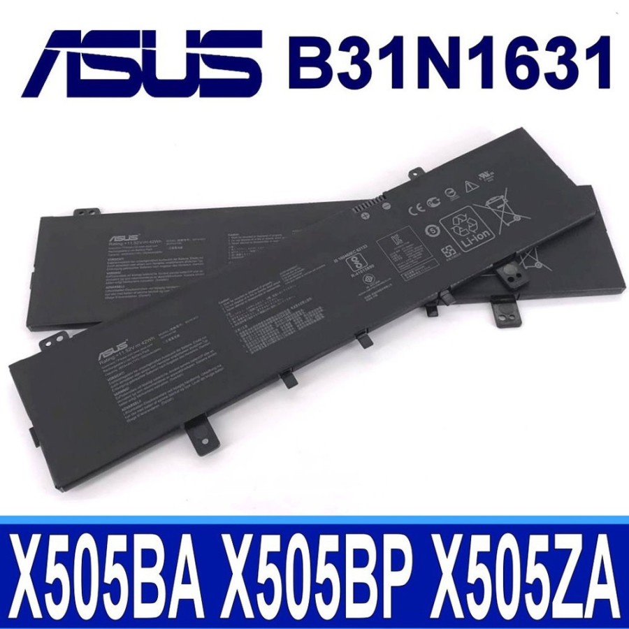 ORIGINAL Baterai Asus VivoBook X505 X505BA X505BP X505ZA B31N1631