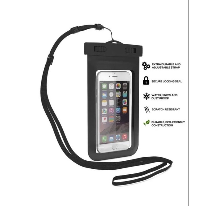 Holder Hp motor / Sarung Hp Anti Air / Tas hp Motor Anti Air Waterproof