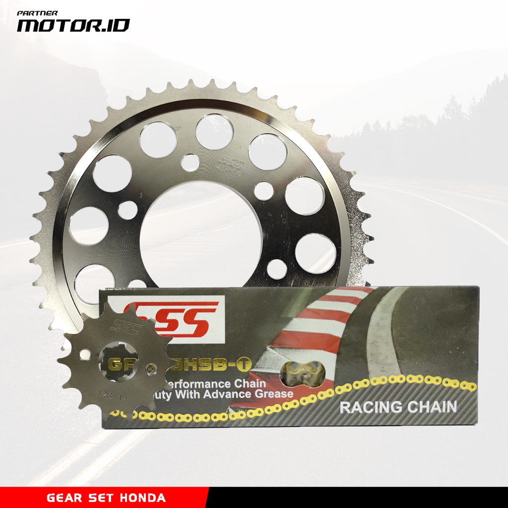GEAR SET HONDA NEW CB150R NEW CBR150R 428 LUBANG NAP GEAR 6