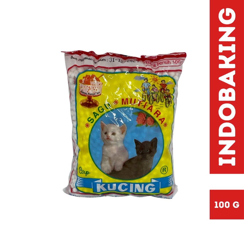 

Sagu Mutiara Cap Kucing 100g