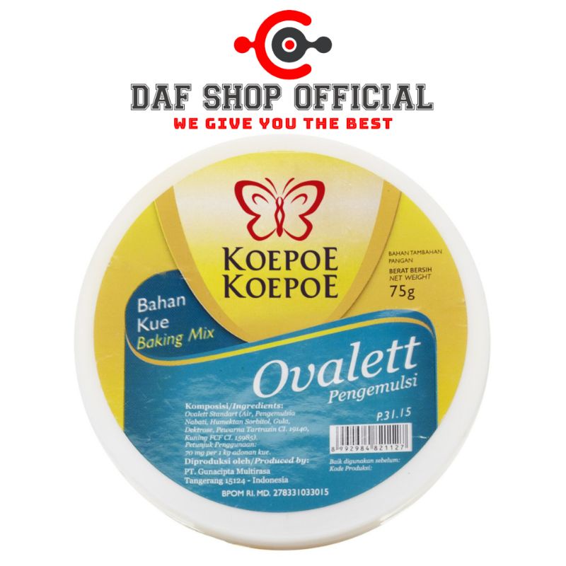 

Ovalett Koepoe Koepoe 75 gram