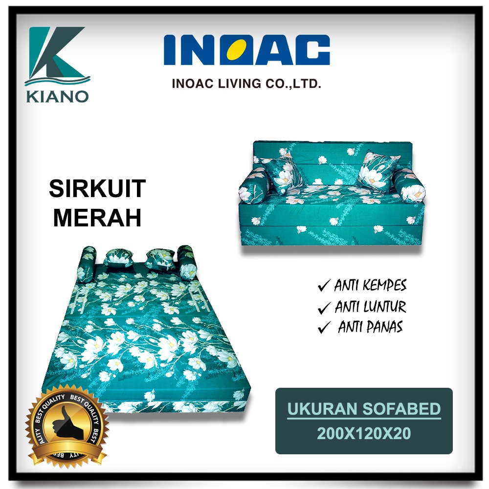 SOFABED INOAC Ukuran (200x120x20) / SOFABED INOAC ORIGINAL EON LG D.23