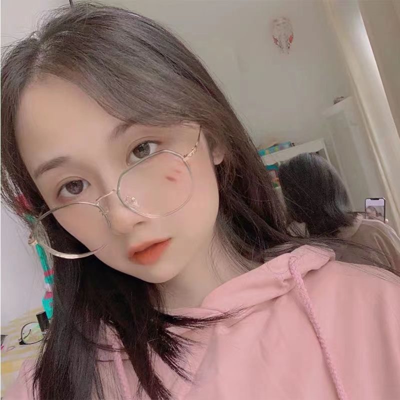 Frame Kacamata Minus  Wanita Korean Wanita - Kacamata Stylish Lucu Bulat