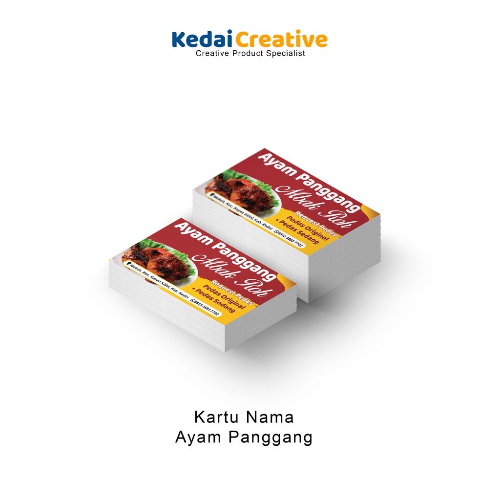 

Kedaicreative Kartu Nama Ayam Panggang / Ayam Bakar / Gurami Bakar / Warung Nasi