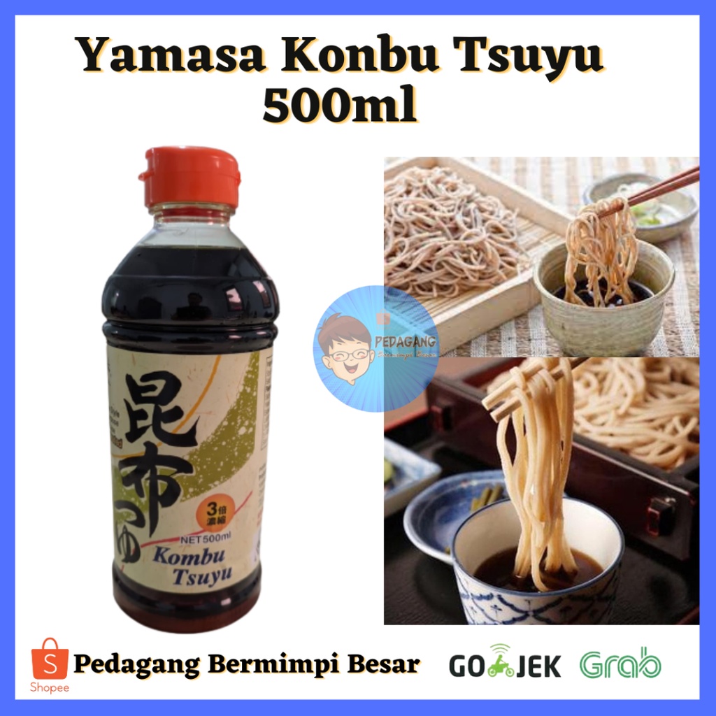 Yamasa Konbu Tsuyu 500ml/  Saus Bumbu Untuk Soup Soba