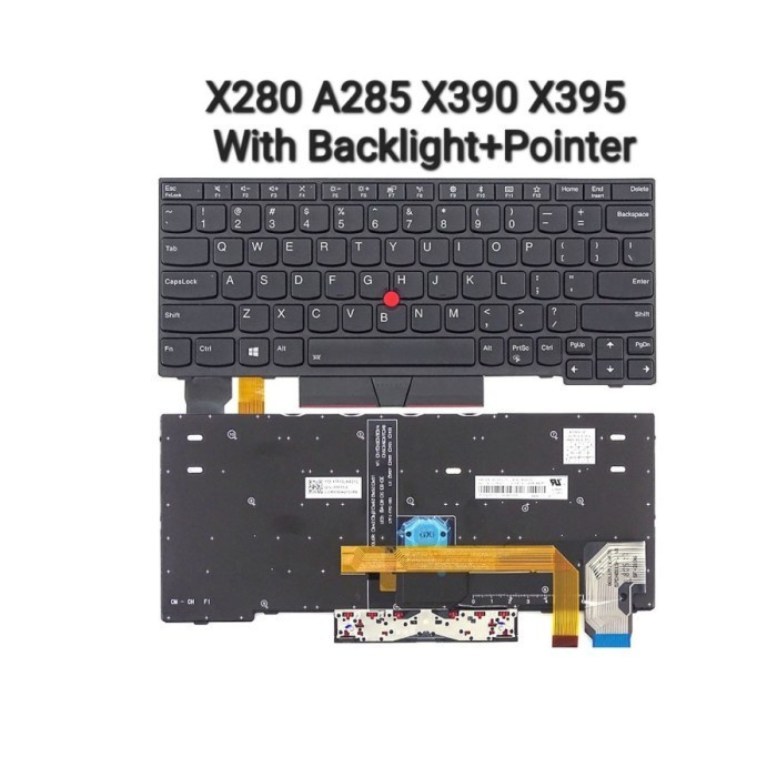 keyboard Lenovo Thinkpad X280 X280 X395 x390 Yoga L13 Type 20KF 20KE Series