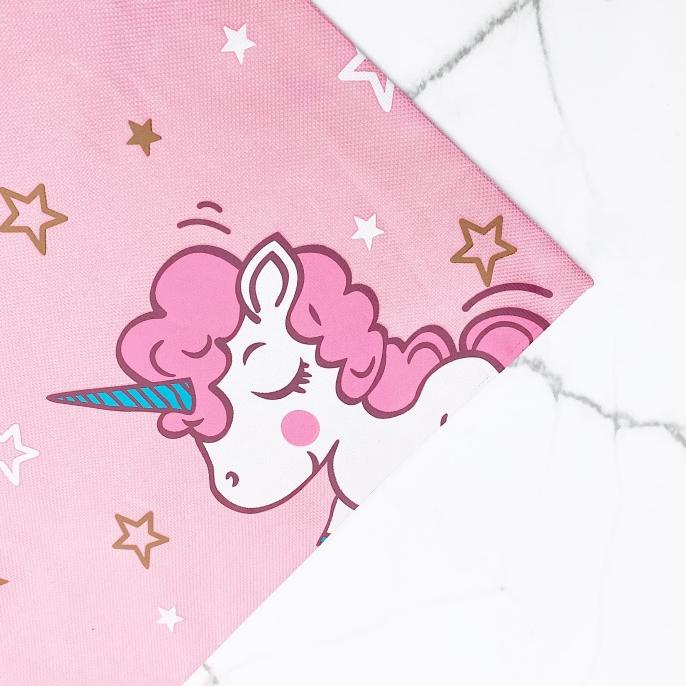 

Map unicorn pink star with handle
