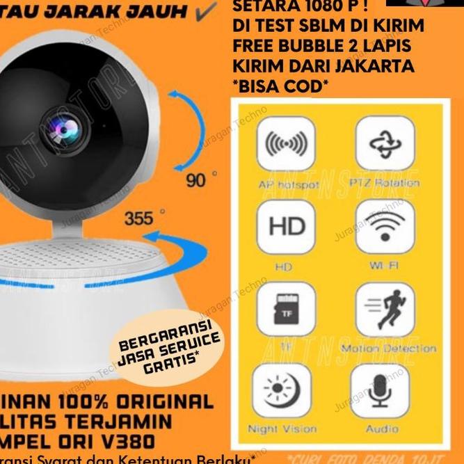 ➱ V380 Ip Cam / V380 Ip Camera / V380 Ipcam / Ip Camera Cctv Wifi Indoor ✵