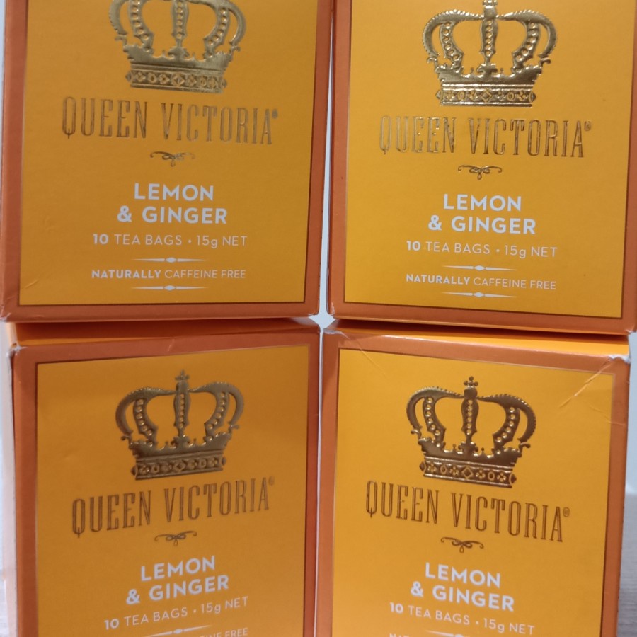 

Queen Victoria tea 10bags Lemon & Ginger Australia