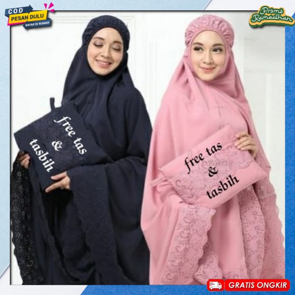 Perlengkapan Sholat Wanita Fashion Muslim Wanita Mukens Kekinian Terbaru Mukena Dewasa Mukenah Terba