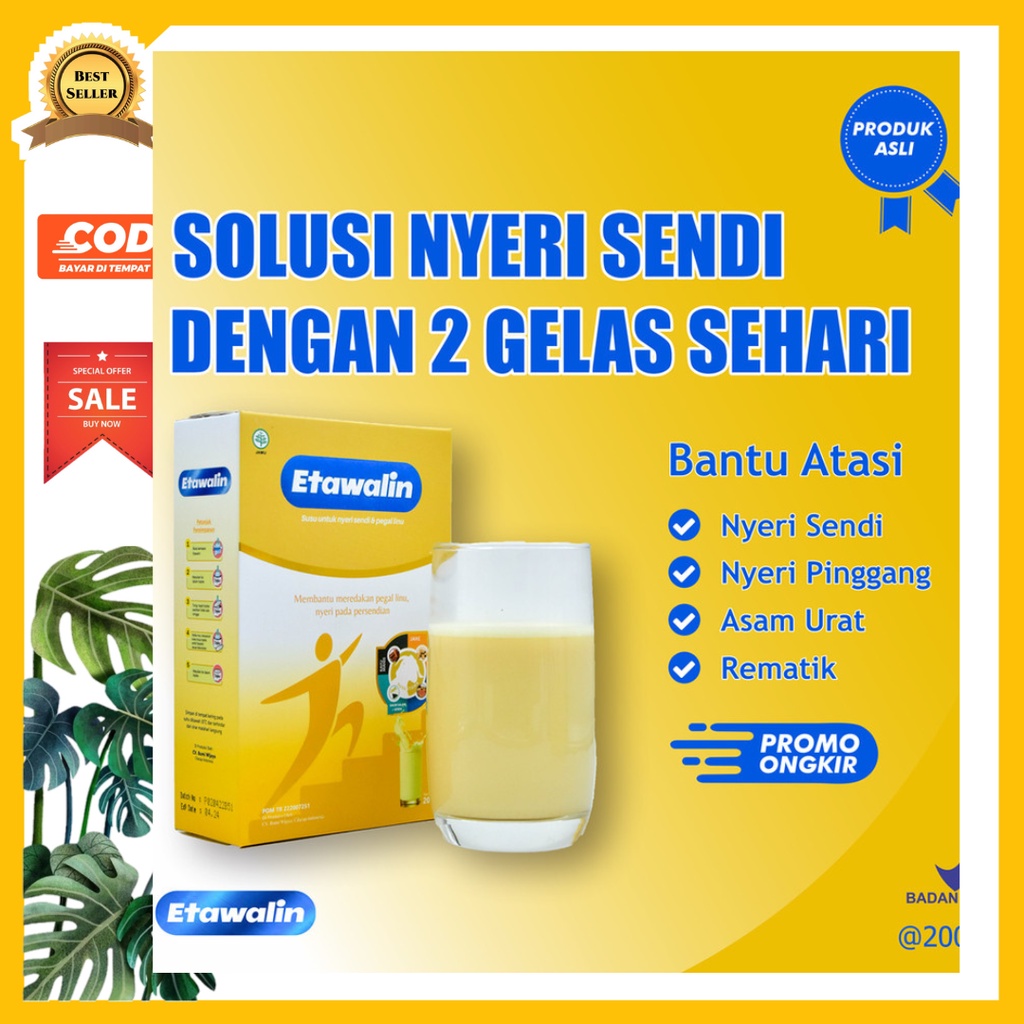 

ETAWALIN SOLUSI NYERI SENDI & PEGAL LINU 100% PRODUK ASLI DENGAN BAHAN