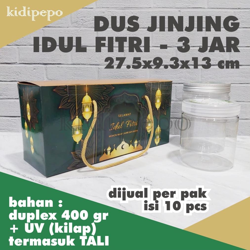 

DUS JINJING IDUL FITRI LEBARAN UKURAN 27.5 X 9.3 X 13 CM .