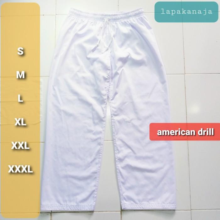 Celana Silat Pangsi Sirwal Komprang Putih