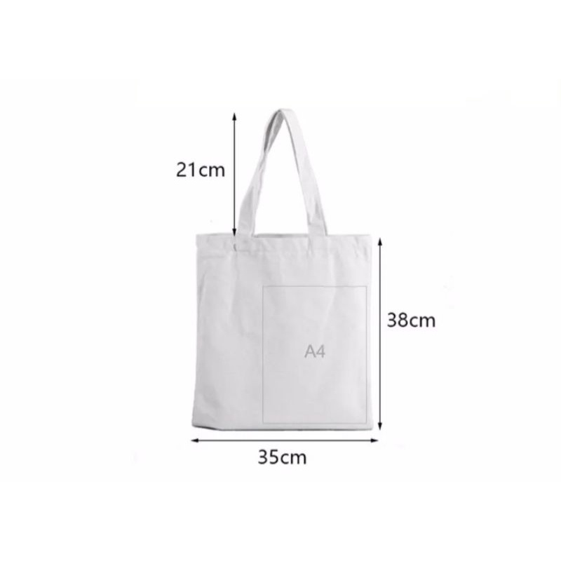 Tas pembelanjaan tali tas kanvas Desainer wanita Besar