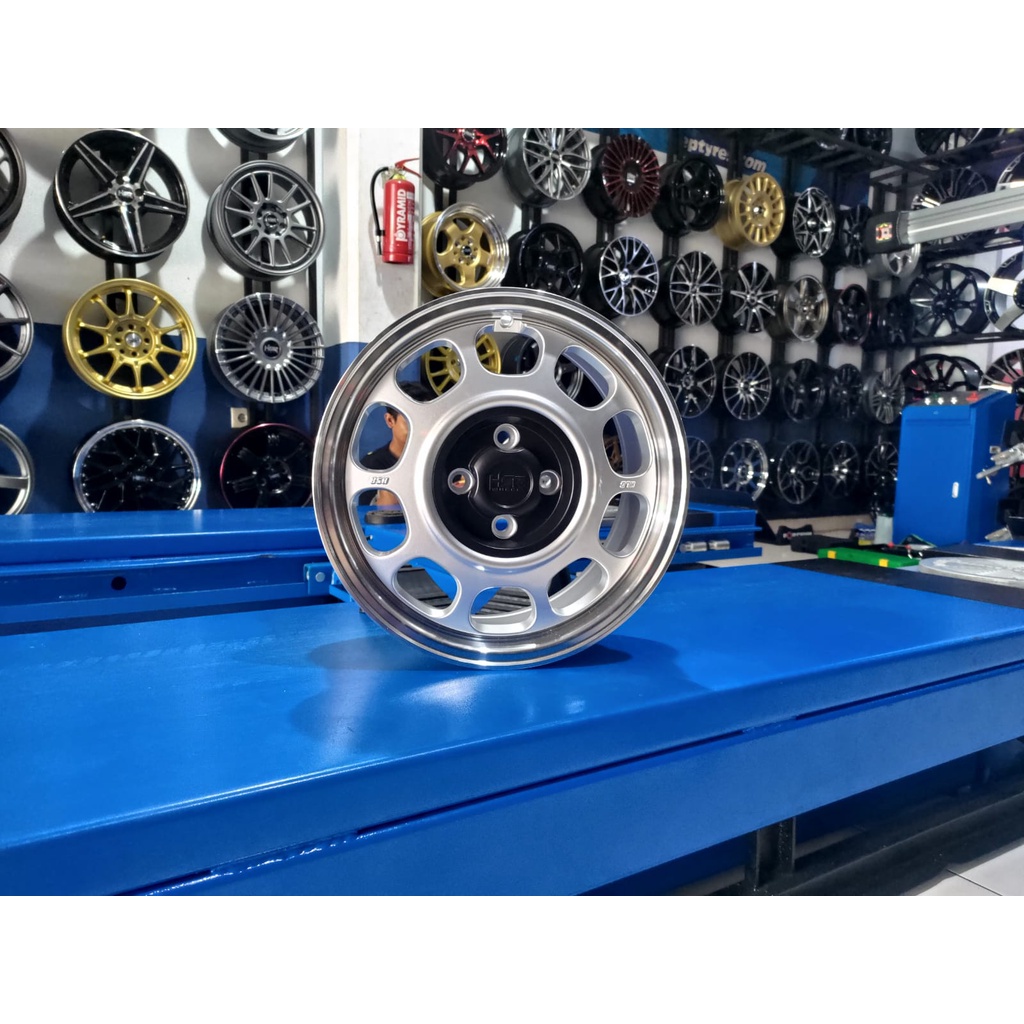VELG HSR WHEEL RACING TYPE KLG R15 COCOK UNTUK SIGRA BRIO CALYA IGNIS MARCH DLL
