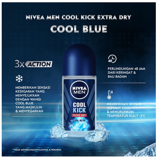 NIVEA Deodorant Roll On MEN SERIES - 50ML