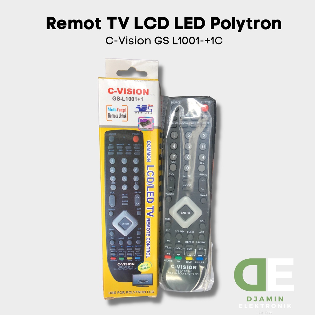 Remote TV LCD LED Polytron / Remot C-Vision GS-L1001+1C