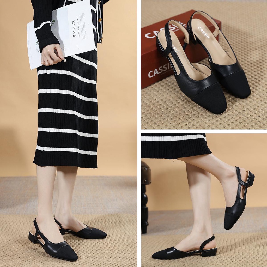 GSW Sepatu flatshoes wanita slingback import Sepatu kerja wanita flat ( CH02 )