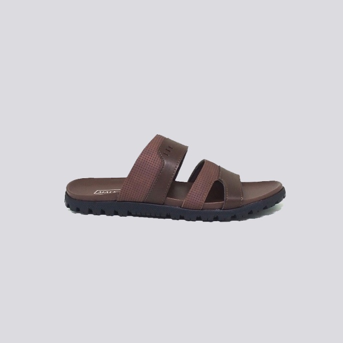 ALLEN X ZAGIB LEATHER | Sandal Pria Kulit Asli Slide 38-43 / Sendal Cowo Bapa Bapa Simple