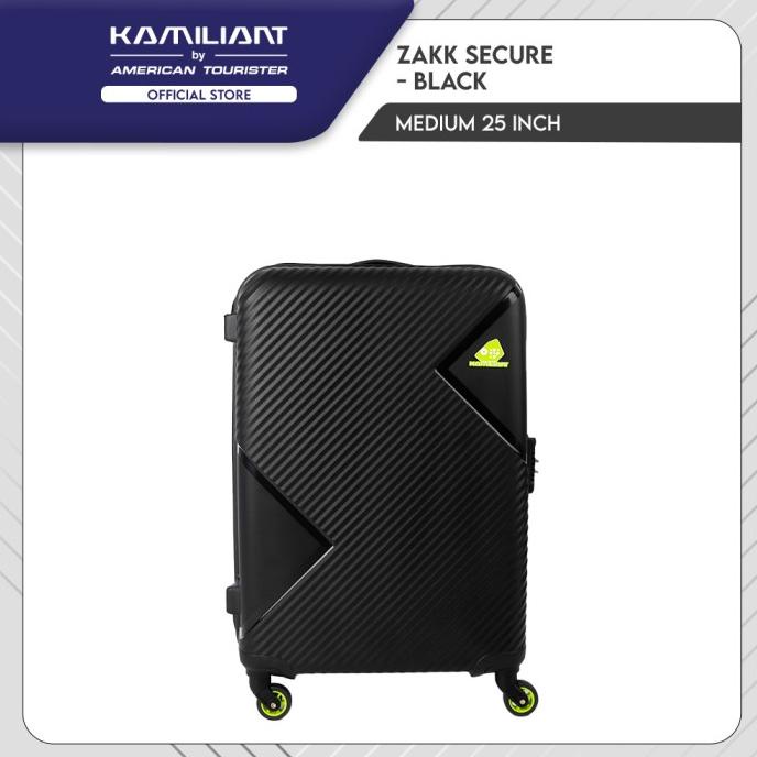 Kamiliant by American Tourister Zakk Secure Koper Medium 25inch- Black ---NEW---