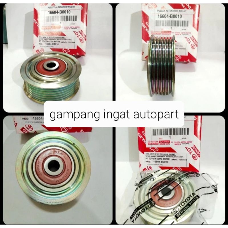 Bearing Laher Pulley Alternator 6pk Avanza 1.5 Veloz Rush Terios Grandmax Luxio OEM