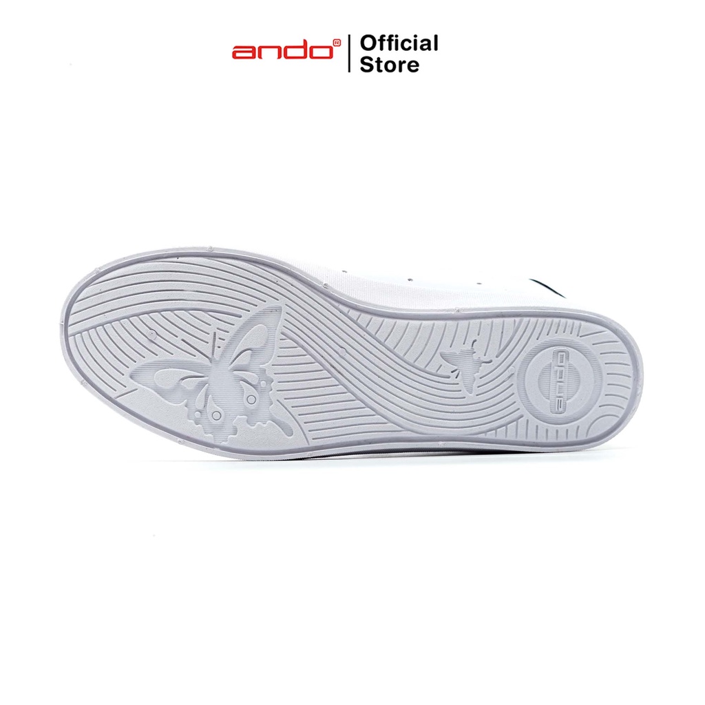 Ando Official Sepatu Layya V Wanita Dewasa - Putih/Hitam