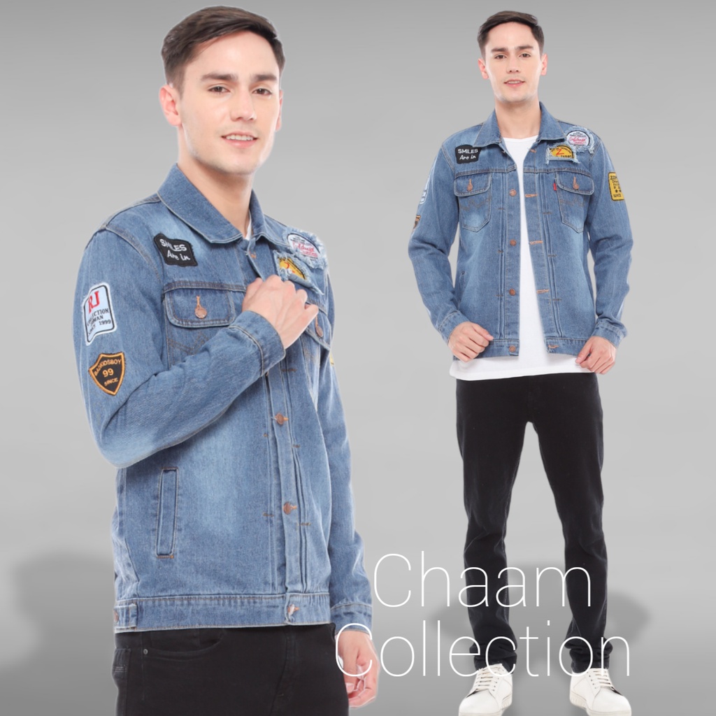 Jaket Jeans Denim Korean Style|Jaket Musim Semi Pria Casual