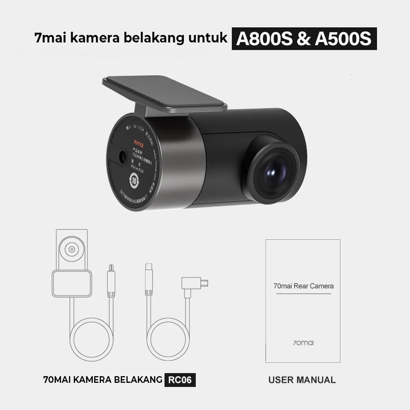 70mai RC06 Rear Camera 1080P - Rear Cam For A500S A800S