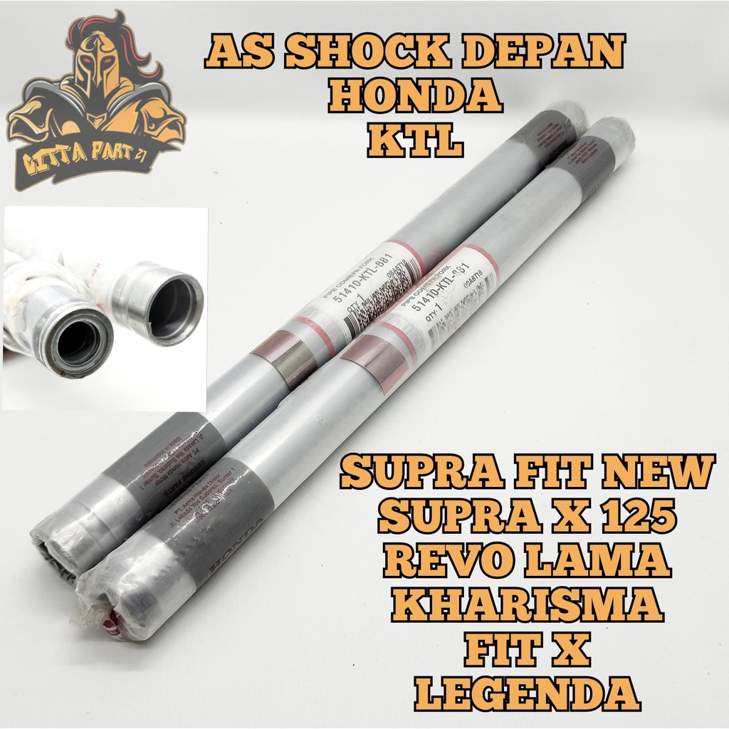 AS SHOCK DEPAN 100% ASLI ORIGINAL HONDA AHM KTL KUALITAS ORIGINAL HONDA AHM PRESISI DAN DIJAMIN AWET SUPRA FIT NEW SUPRA X 125 REVO LAMA KHARISMA LEGENDA FIT X