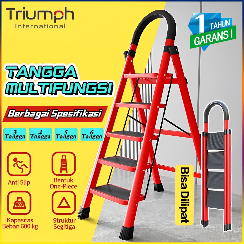 Tangga Minimalis Rumah 3Step 4Step 5Step 6Step Tangga Lipat Multifungsi Tangga Lipat Aluminium Besi Rumah Ladder