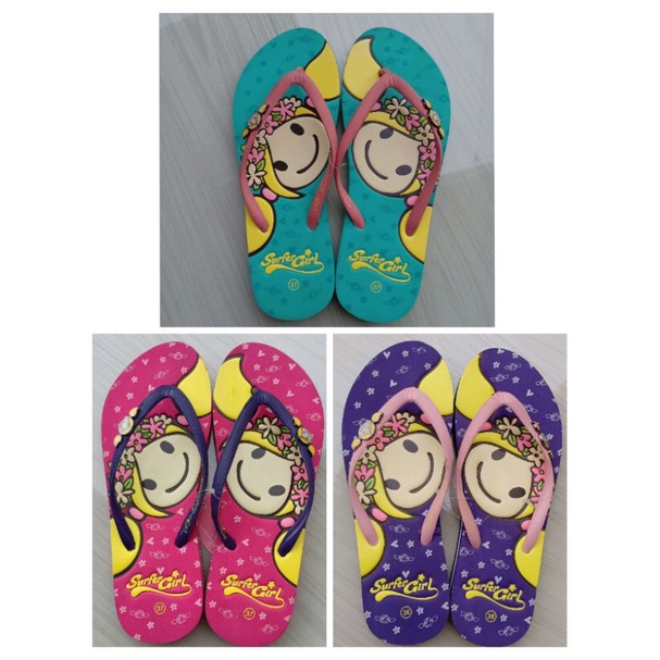 Sandal Jepit Ando Surfer Girl Hawaii