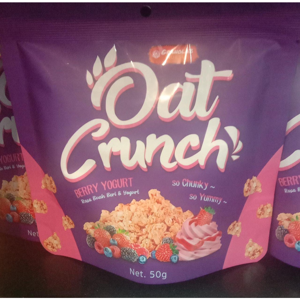 

Oat crunch berry yogurt 50g