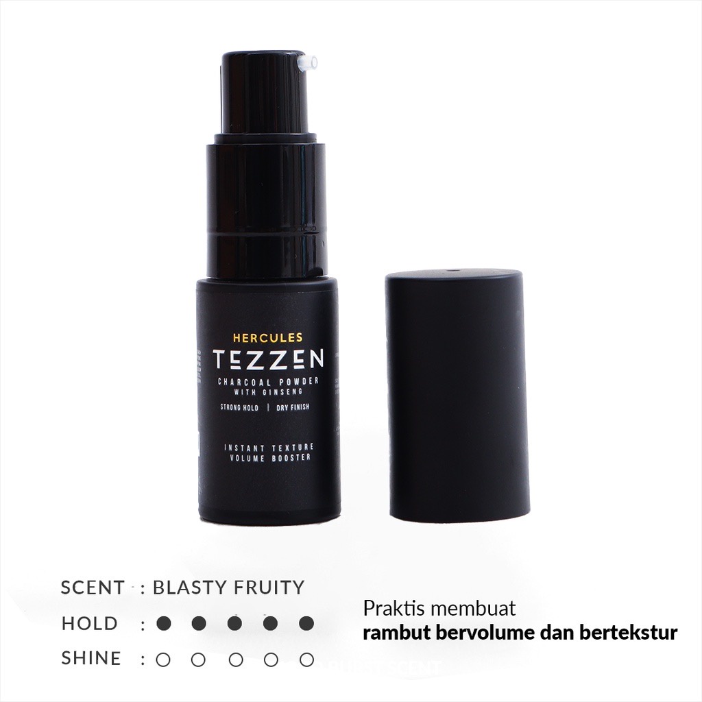 Tezzen Geryon Hercules Charcoal Hair Powder Rambut Pria Spray BPOM